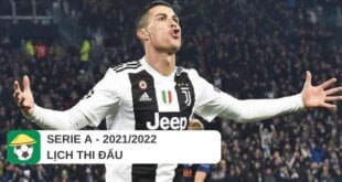 Lịch thi đấu bóng đá Ý hôm nay - KQ, BXH Serie A