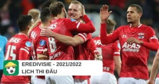 Lịch thi đấu bóng đá Hà Lan Eredivisie hôm nay
