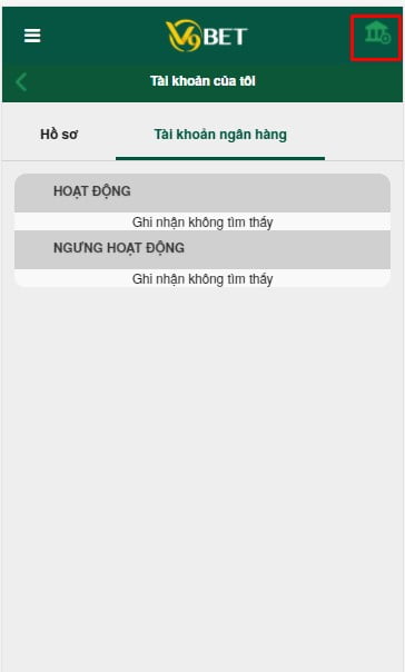 Bước 5: Chọn thêm tài khoản để liên kết tài khoản ngân hàng vào