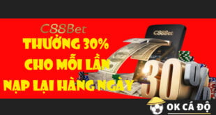 C88bet thưởng 30%