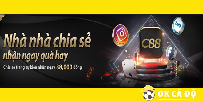 Chia sẻ C88bet nhận thưởng ngay