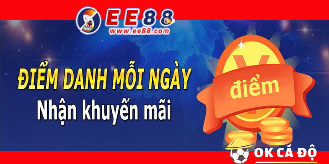EE88 Tặng điểm danh lên đến 128.000 đồng