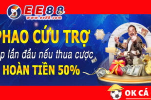 EE88 hoàn trả lần đầu cho thành viên thua cược đến 50%