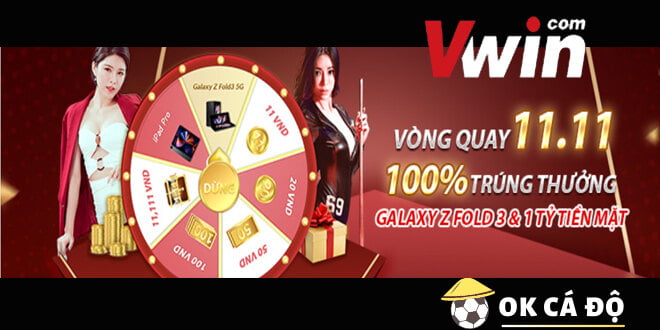 Vwin tặng vòng quay may mắn