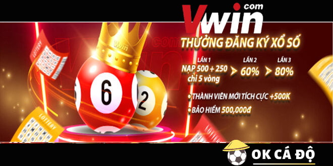Vwin thưởng 278% Xổ số chào mừng đến 10 triệu đồng