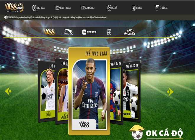 thể thao vx88