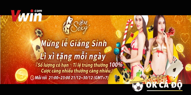 Nhận lì xì mỗi ngày từ AE Casino Vwin