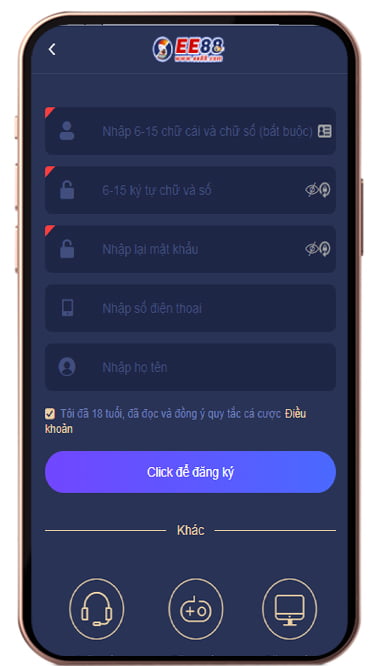 đăng ký ee88