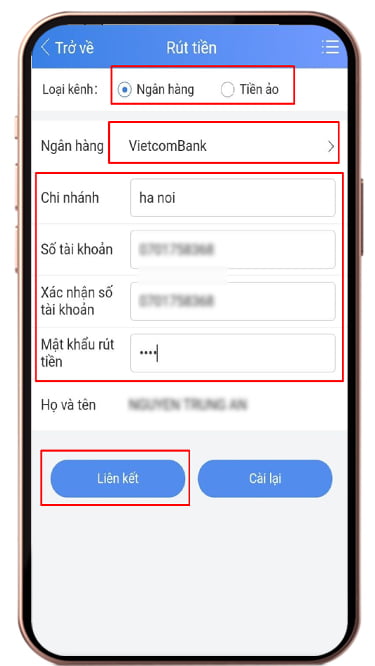 liên kết ngân hàng dk8 2
