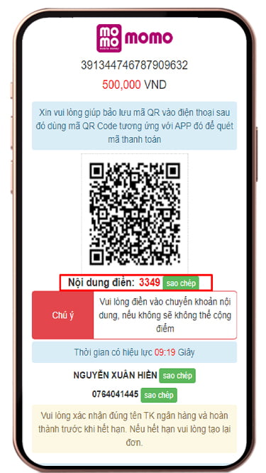 nạp tiền ee88 momo 2