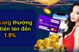 123B.org thưởng nạp tiền lên đến 1.5%