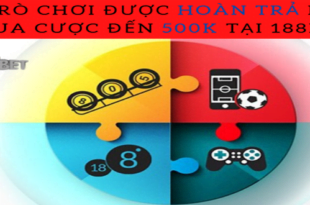 4 tro choi duoc hoan tra khi thua cuoc den 500K tai 188Bet