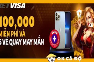 BetVisa tang mien phi 100K va 5 ve trung iPhone 13 Pro Max