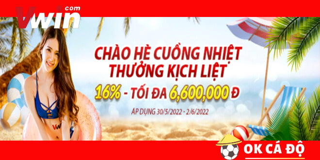 VWIN khuyến mãi mùa hè thưởng cực lớn