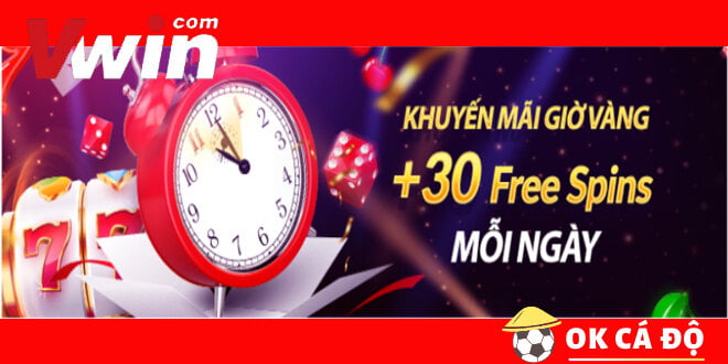VWIN thưởng vòng quay miễn phí khi nạp tiền giờ vàng