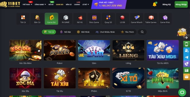 11Bet Game bài đổi thưởng